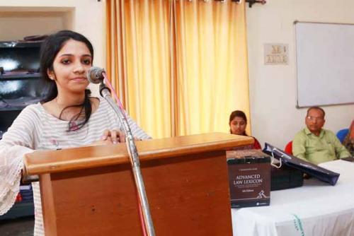 Savithri , the topper in interview, (with  forty marks )speaks on how she faced the interview