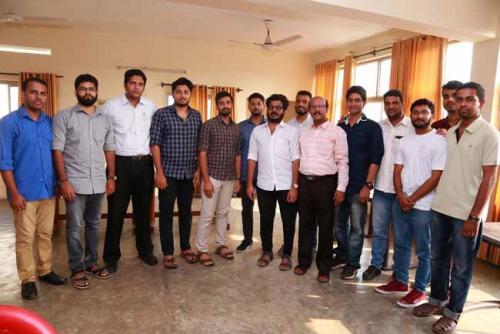  Dr.CRK Nair with his students